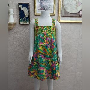 Cat & Jack Multicolor Tropical Dress